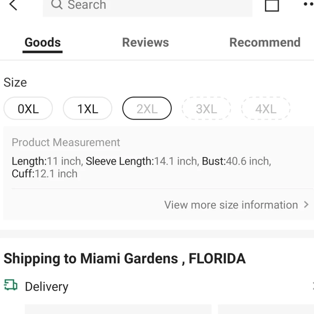SHEIN 2XL Asymmetrical Angel Blue Zipper Crop Top - Picture 8 of 9